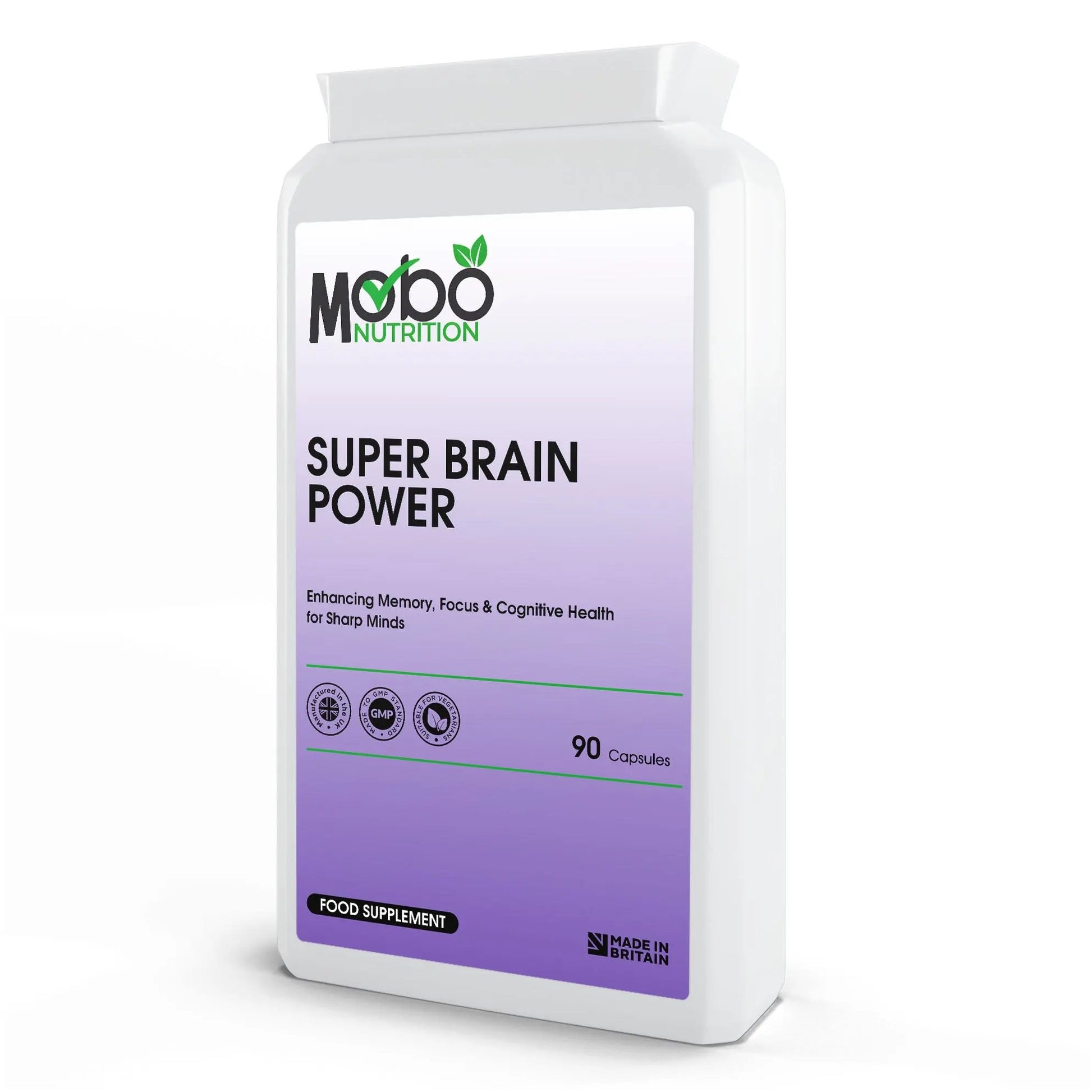 Super Brain Power | For Enhanced Focus, Memory & Mental Clarity - Mobo Nutrition