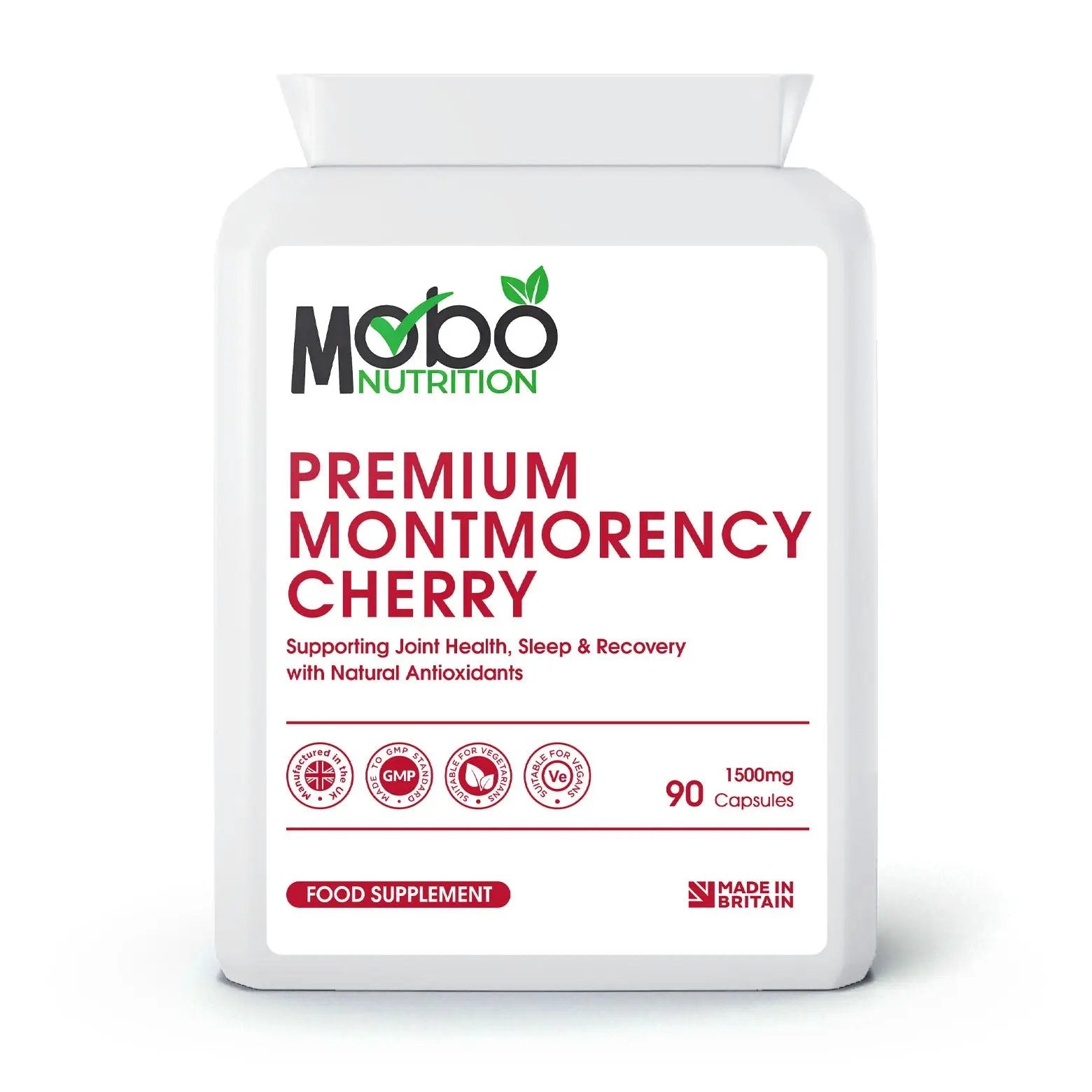 Premium Montmorency Cherry Capsules | Natural Sleep & Joint Support - Mobo Nutrition