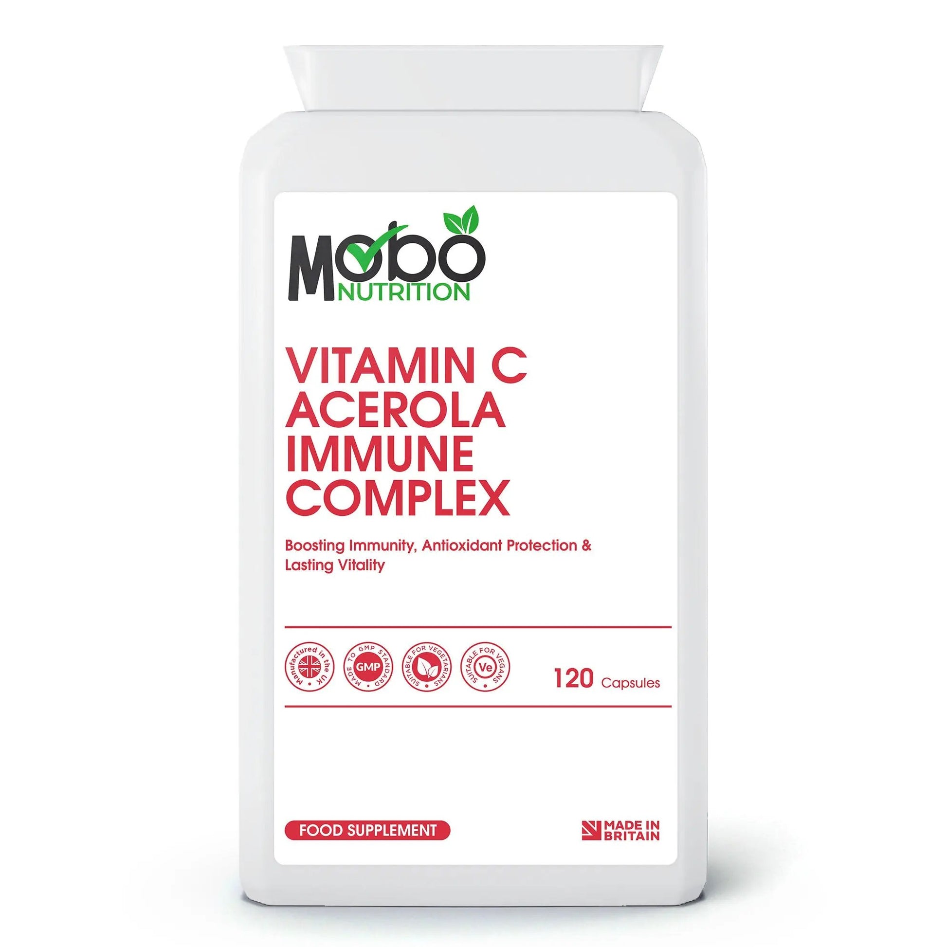 Vitamin C Acerola Complex | For Immune, Energy & Skin Support - Mobo Nutrition