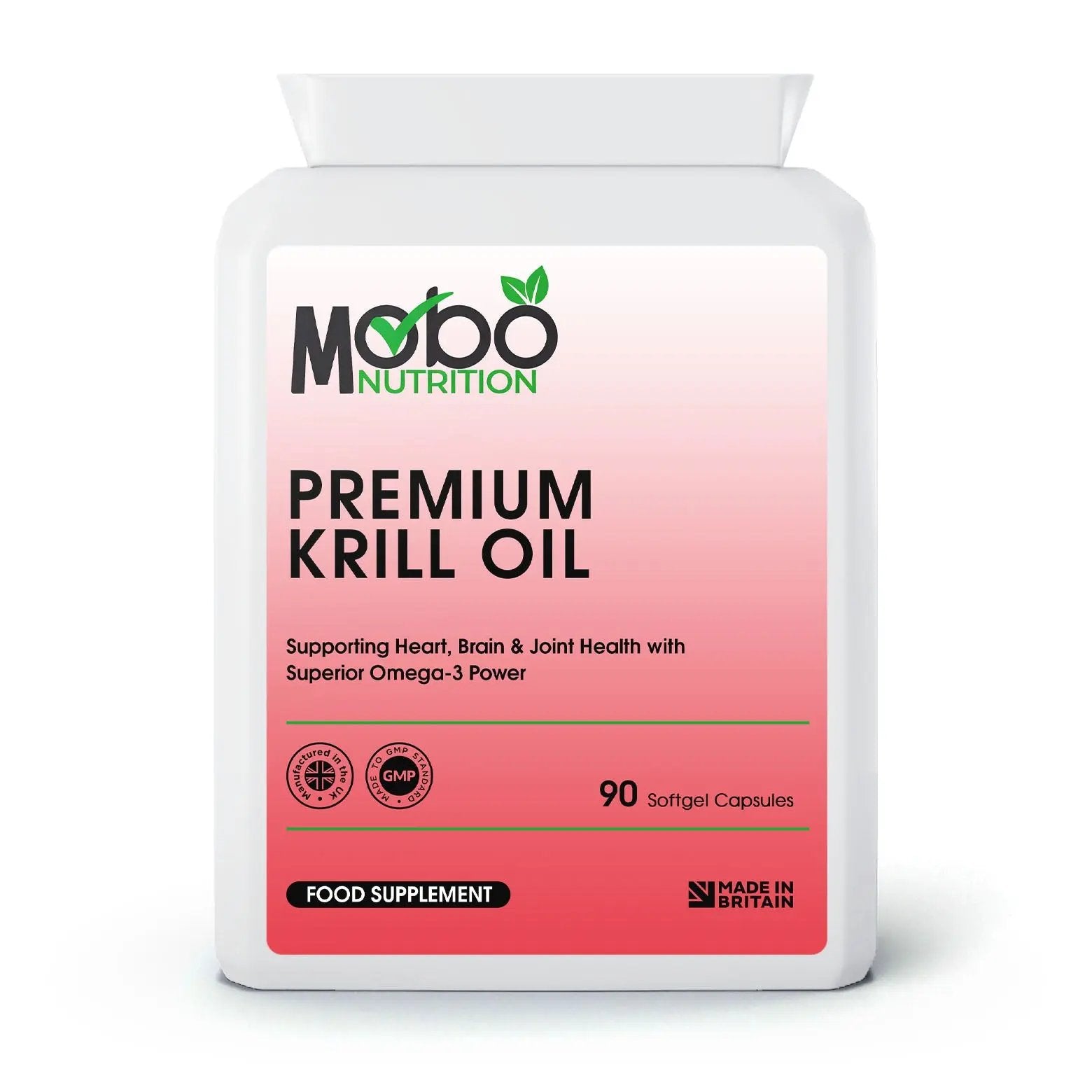 Premium Natural Krill Oil Extract 500mg | Superior Omega-3 Support by Mobo Nutrition - Mobo Nutrition