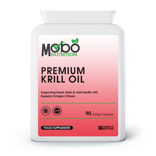 Premium Natural Krill Oil Extract 500mg | Superior Omega-3 Support by Mobo Nutrition