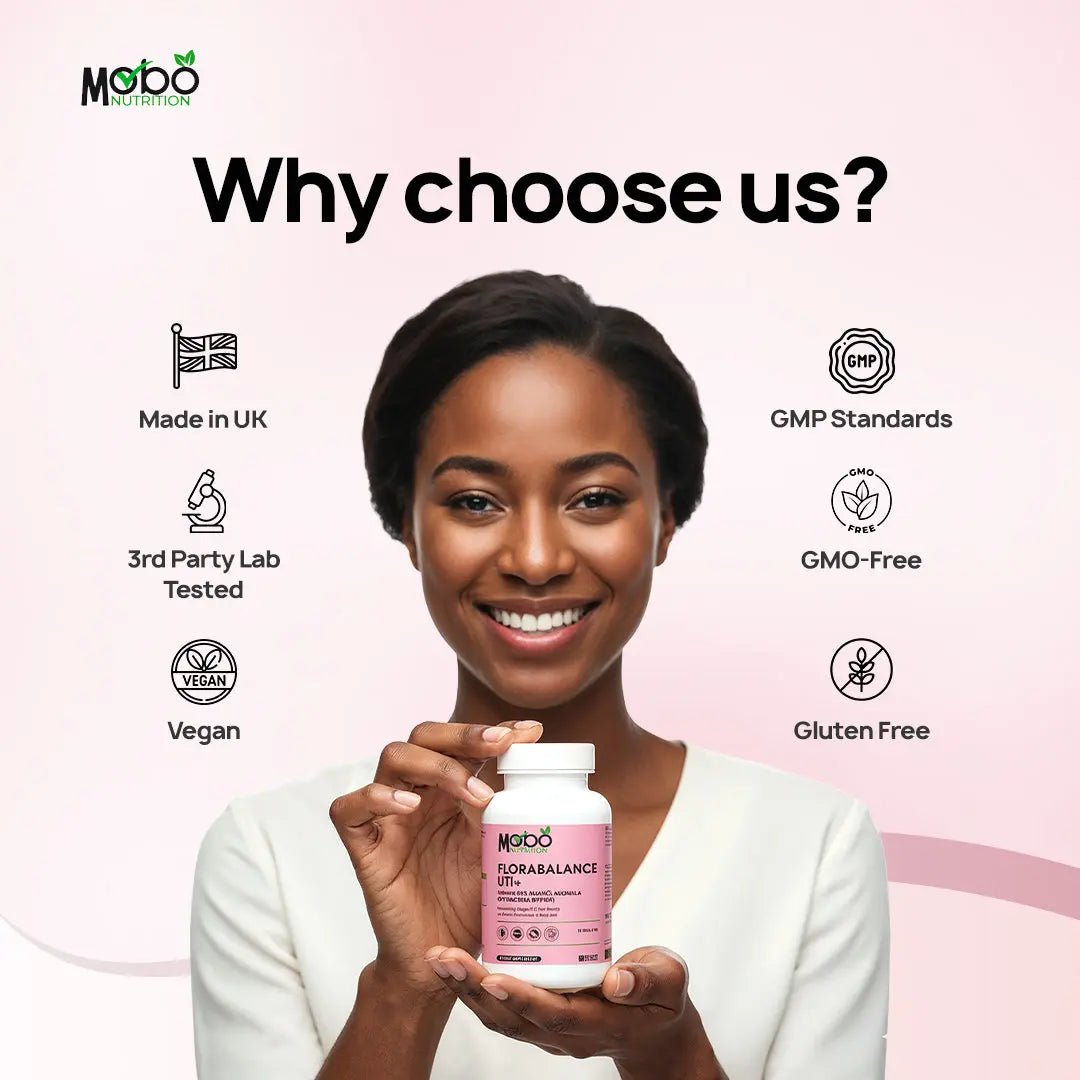 FloraBalance UTI+ (Urinary Bio - Balance Vaginal & Gut Bacteria Support) - Mobo Nutrition